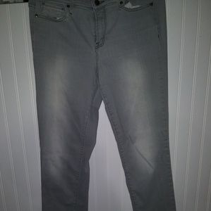 Calvin Klein jeans.  Gray. Ultimate Skinny 32/14